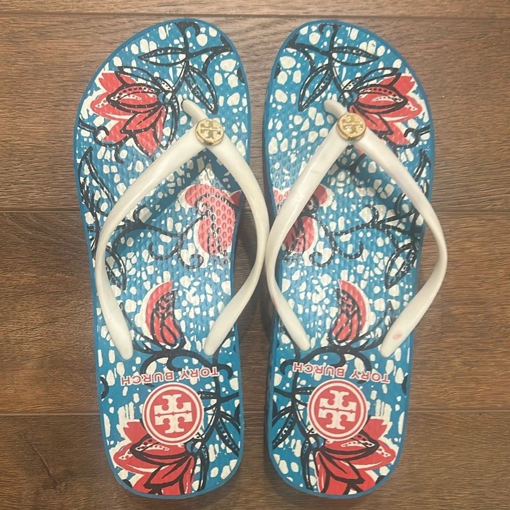 Tory Burch Floral Sandal